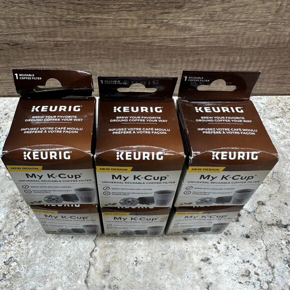 Lot of 6 Boxes Keurig My K-Cup Universal Reusable Coffee Filter New Design - Picture 2 of 9